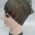 Lace Hijab Band - Bottle Green