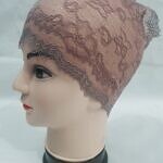 Lace Hijab Band - Mauve