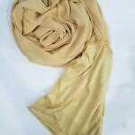 Chiffon Ready to Wear Hijab with Stitched Cap - Fawn