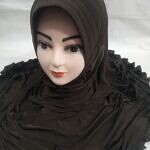 Hooded Ready to Wear Makna - Chocolate Brown