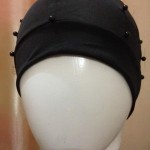 Beaded Hijab Cap - Black