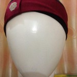 Hijab Cap With Stone - Maroon & Black