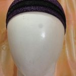 Shimmer Tie Back Bonnet - Purple