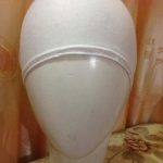 Plain Tie Back Bonnet Cap - Off White