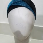 Criss Cross Tie Back Bonnet Cap – Blue