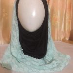 Pearl Net Hoodie Hijab - Sky Blue