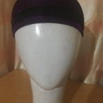 Shimmer Tie Back Bonnet - Purple