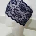 Lace Cap - Navy Blue