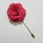 Handmade Flower Pin - Pink