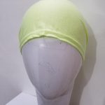 Plain Tie Back Bonnet Cap - Sage Green