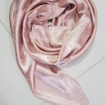 Silk Square Scarf - Peach