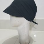 Canvas with Tie Back Bonnet - Black