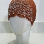 Fancy Lace Cap - Brown