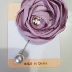 Floral Pin - Dull Purple