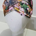 Criss Cross Printed Tie Back Bonnet - Design 3