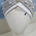 Criss Cross Pearl Full Cap - White