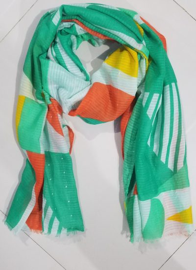 Multi Lawn Scarf - Multi Color 3 - Full Picture