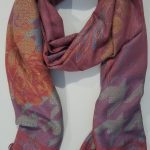 Printed Pashmina - Cigar Brown