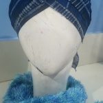 Criss Cross Chiffon Tie Back Bonnet - Design 5