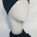 Hijab Cap With Stone - Navy Blue and Black