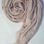 Crimps Lawn Scarf - Dirty Peach