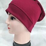 Plain Tube Underscarf - Maroon