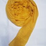 Plain Lawn Scarf - Yellow