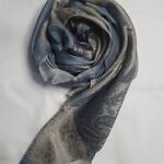 Printed Silk Multicolor - Dark Grey