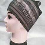 Lace Hijab Band - Grey