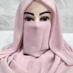 Niqab Ready to Wear - Tea Pink