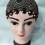 Embroidered Tie Back Bonnet - Design 2