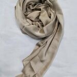 Satin Silk Scarf - Nude