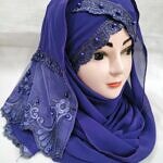 Embroidered Ready to Wear Hijab - Iris