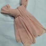 Plain Chiffon Scarf - Light Peach