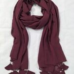 Plain Chiffon Tassels - Maroon