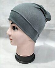 Plain Tube Underscarf - Dark Grey