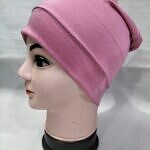 Plain Tube Underscarf - Tea Pink