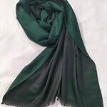 Double Shaded Viscose Scarf - Bottle Green