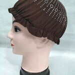 Kids Fancy Cap - Dark Brown