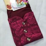 Fancy Sleeves with Buttons - Maroon