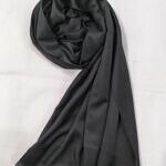 Double Shaded Viscose Scarf - Black