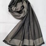 Double Shaded Viscose Scarf - Dark Grey