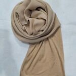 Chiffon Ready to Wear Hijab with Stitched Cap - Light Golden