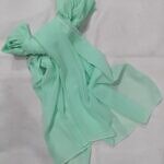 Plain Chiffon Scarf - Mint Green