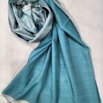 Double Shaded Viscose Scarf - Sky Blue