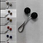 Crystal Balls Brooch Pins