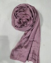 Crinkle Silk Scarf - Mauve