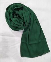 Crinkle Silk Scarf - Sea Green