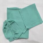 Three Piece Matching Hijab Set - Light Turquoise