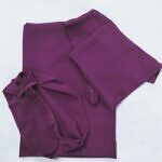 Plain Three Piece Matching Hijab Set - Magenta